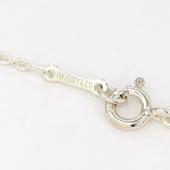 Tiffany & Co. XL Letter K Necklace 30" Silver 925 Peretti Auth w/Bag #22400 - Picture 5 of 9